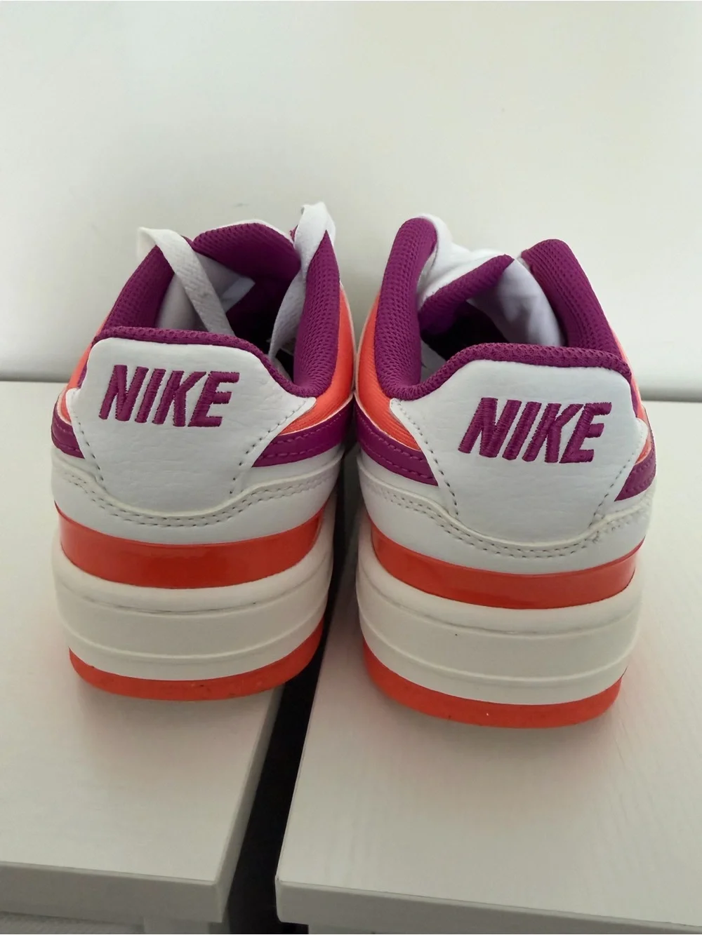 Nike Pink Mesh Trainer with White Laces